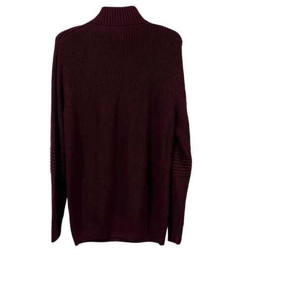 Men’s INC Sweater Maroon Long Sleeve Sz.L NWT - Picture 3 of 5